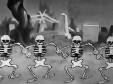 骸骨の踊りsilly Symphony1 The Skeleton Dance Youtube