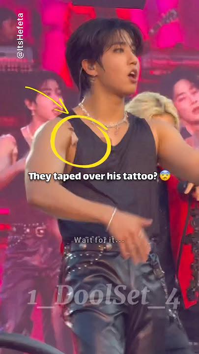 What's wrong with Han's tattoo?🤯 #fyp #straykids #han #hanjisung #hanskz #felix #skz #kpopedit