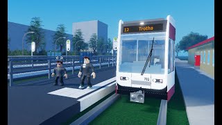 HAVAG-Roblox -Linie 12 HBF nach Trotha-