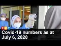 Covid-19 numbers as at July 6, 2020