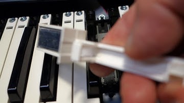 Repairing unresponsive keys on a MIDI keyboard