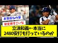 【数えてみた】立浪和義 ← 本当に2480安打も打っているのか【なんJ反応】