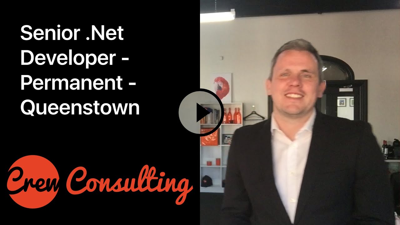Senior .Net Developer - Permanent - Queenstown - YouTube