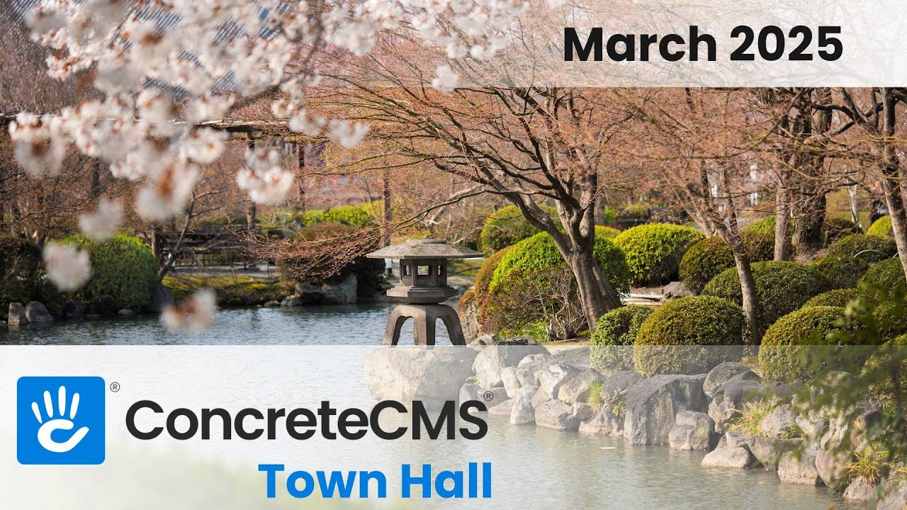 Concrete CMS : March 2025 - Town Hall - YouTube