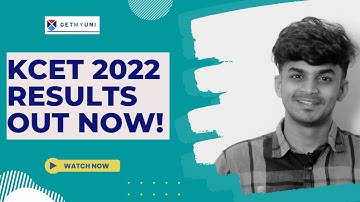 KCET 2022 Result Out: Steps to download KCET 2022 Result, Detailed Analysis| getmyuni