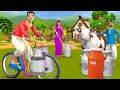 Greedy milkman hindi story        3d animated stories  maa maa tv