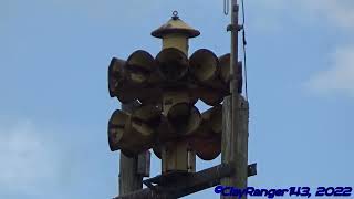 Federal Signal 2T22 (Blocked Intake) - Shelby, NC - 3 Min. Fire Signal - 8/6/22