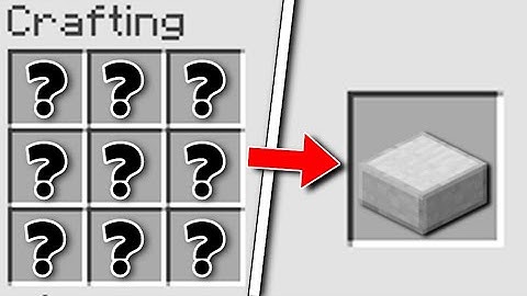 Minecraft: How to Craft Smooth Stone Slabs (10 Second Crafts)