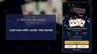 Durak Card Game: How to Play, Rules & Gameplay (Offline) screenshot 3