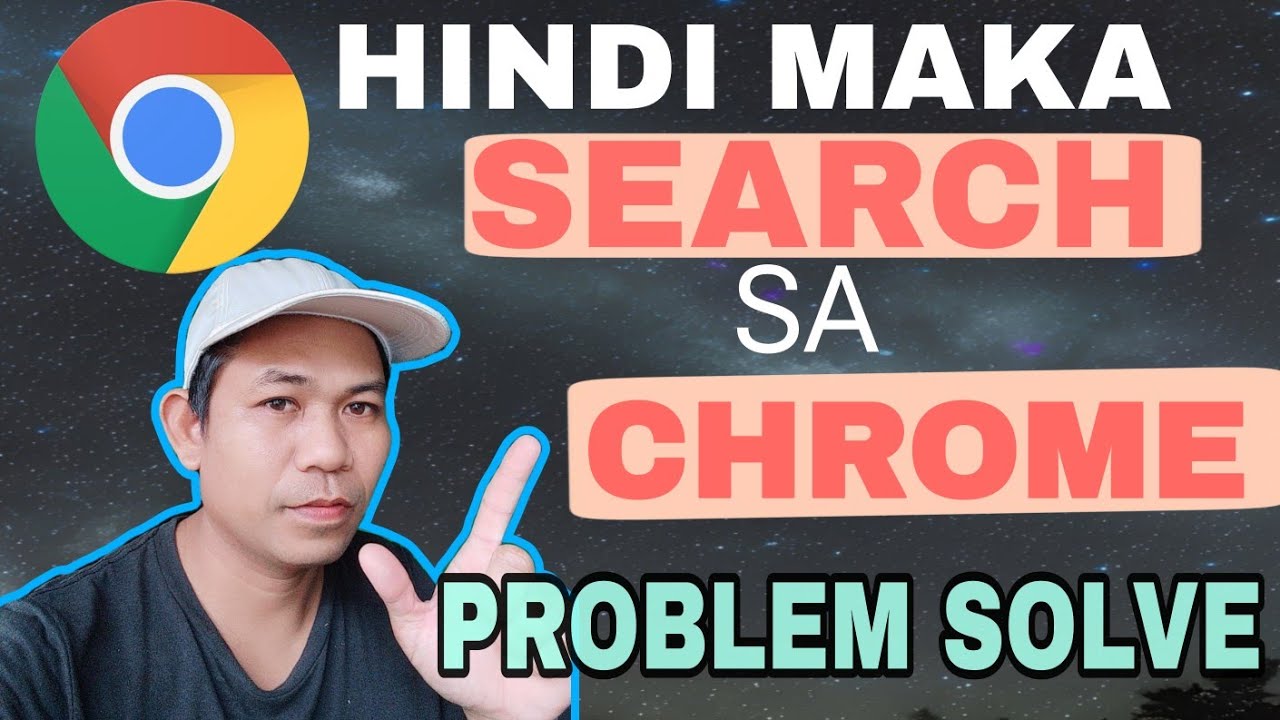 Hindi maka search sa Google chrome problem solve/