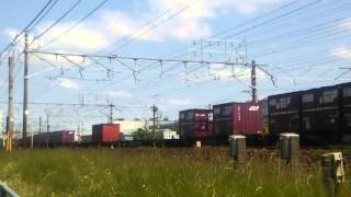 2014/5/23 EF210 9号機牽引高速貨物8052レ 。サービス汽笛あり！！