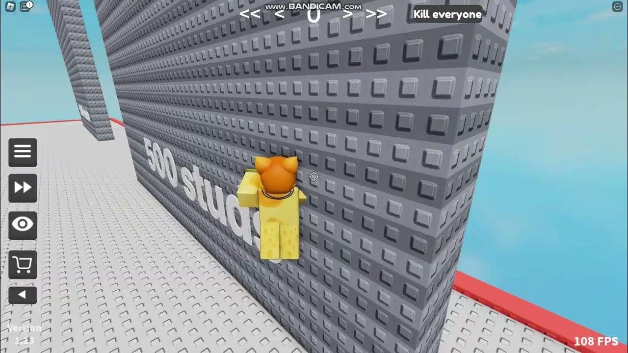 Doing a 500 Stud Wall hop (Roblox(Tutorial in the description) YouTube