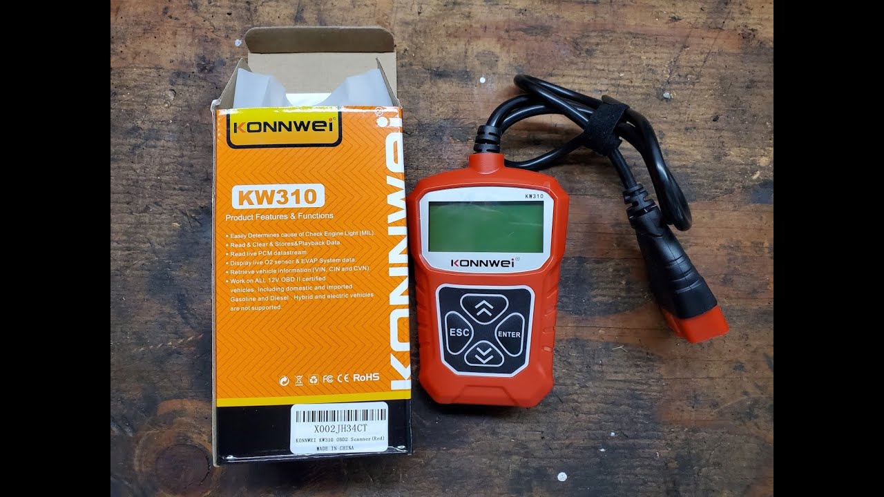 KW 310 OBD2 Auto Diagnostic Scanner Universal OBD Car Diagnostic