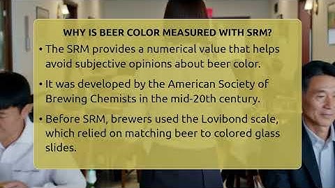 Why Is Beer Color Measured With SRM? - The Pint Guy