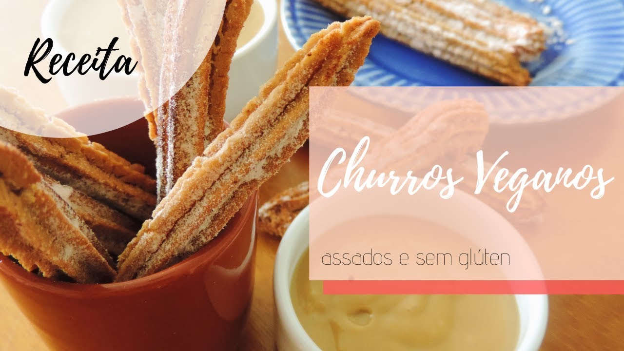 RECEITA DE CHURROS VEGANOS, ASSADOS E SEM GLÚTEN (COM DOCE DE LEITE VEGANO) - BLOG PAVEG