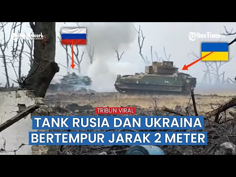 Perang Antar Tank, Rusia Vs Ukraina di Wilayah Avdiivka