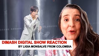 Dimash Digital Show - Реакция певицы из Колумбии - Ligia Monsalve [SUB]
