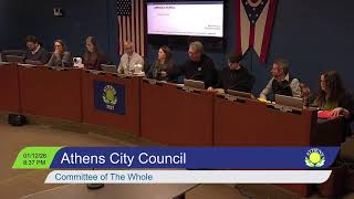 Athens City Council - January 12, 2026
