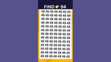 Find the ODD Number - 94 | Numbers and Letters Edition | Fun Quiz #quiz #challenge