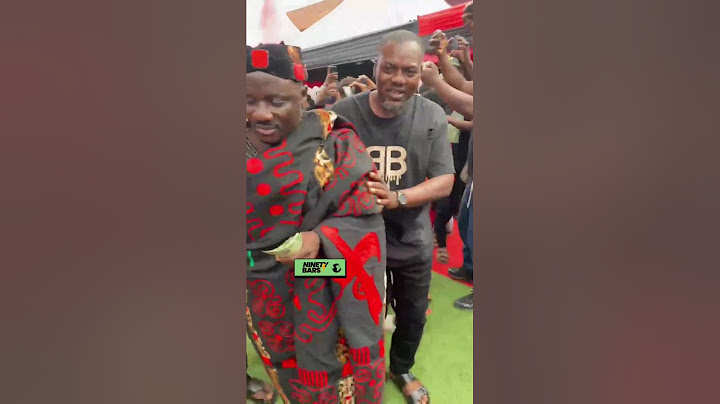 Watch the moment Kwadwo Nkansah Lil Win arrived at Kweku Flick’s father’s funeral.