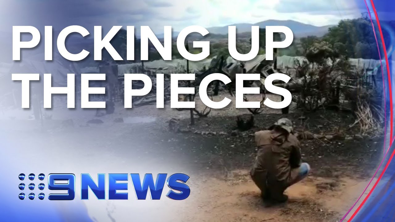 60 minutes makeover Emotional return for residents to their bushfire ravaged properties | Nine News Australia