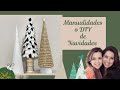 DIY Pinos o Árboles de NAVIDAD// Manualidades fáciles para Navidad #manualidadesnavideñas