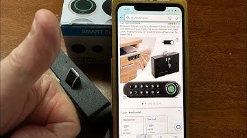 How to install an fingerprint lock for your cabinets