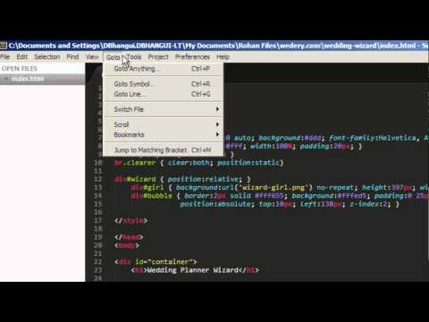 Introduction to Sublime Text 2