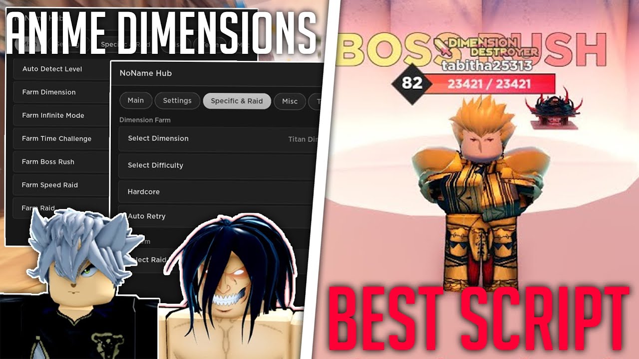 NEW💀) Anime Dimensions Simulator Script HACK, Auto Farm + Auto Raid, Candy Farm