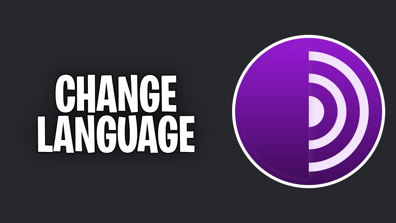 How To Change Language on Tor Browser (2023) - YouTube