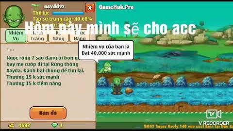 Cho acc ngọc rồng sơ sinh|Tk mk dưới phần mô tả