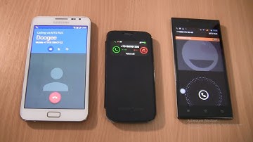 Incoming call&Outgoing call at the Same time Samsung Galaxy Note1 Android 7+S4 mini Lte cover+Doogee