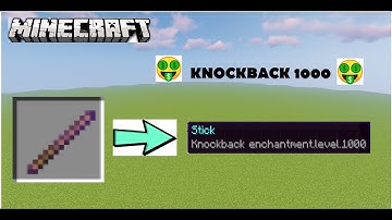 HOW TO MAKE A KNOCKBACK1000 STICK IN MINECRAFT | MINECRAFT TUTORIAL #9 | WELL VERSED GAMER