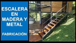 Fabricación escaleras en metal y madera