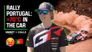 Rally Portugal:  70°C in the car - UNIBET x KALLE