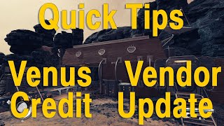 Starfield Quick Tip Venus Vendor Credit Update