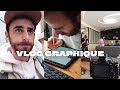 Vlog graphique tournage cra logo