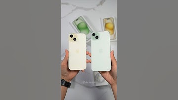 iPhone 15 and 15 Plus in Yellow and Green Unboxing!