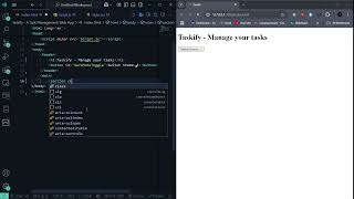 Taskify APP part 1 using JavaScript, HTML and CSS in Tamil