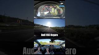 Audi RS6 Nogaro hits UNLIMITED 🇩🇪 Autobahn #autobahn