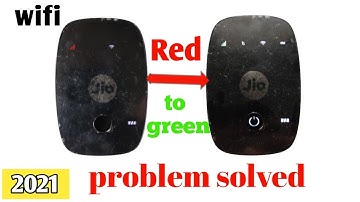 Jio wifi 2 me red light aa rhi hai or network problem hai to kaise solved kre 2021 || jio wifi 2021