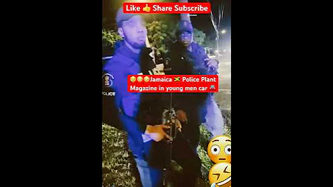 Jamaica 🇯🇲 Police Plant Magazine in Young Men Car. #jamaicapolice #jcf