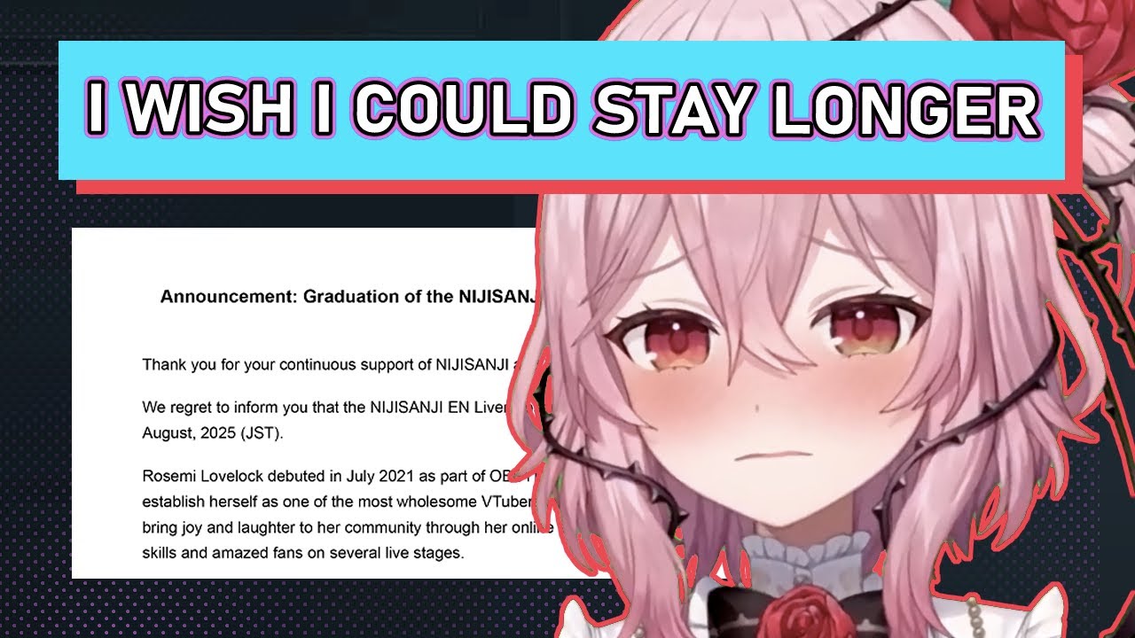 Rosemi reveals the reason of her graduation