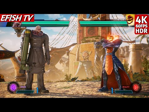 Nemesis & Hulk vs Dormammu & Jedah (Hardest AI) - Marvel vs Capcom: Infinite | 4K 60FPS HDR