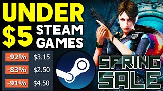 AWESOME STEAM PC Spring Sale Game Deals UNDER $5 - Great Games SUPER Cheap!