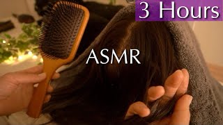 3 Hours of Soothing Hair Brushing for Stress Relief, Deep Sleep | No Talking