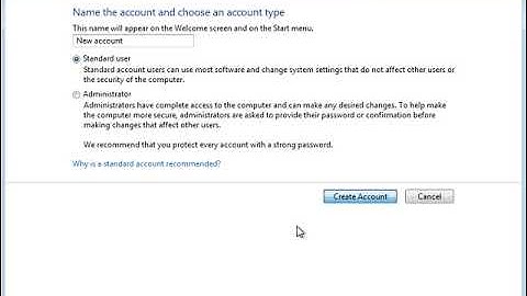 How to create and delete user accounts on Windows Vista