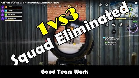 Cod Mobile Br- Isolated 1vs3 Gameplay Nuclear Power plant 2023 #codm #codmobile #callofduty