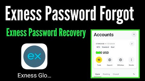 How to forgot exness account password / exness password forgot/ exness password reset
