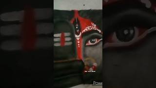 Maa Kali With Shivling Painting #shorts #art #trending